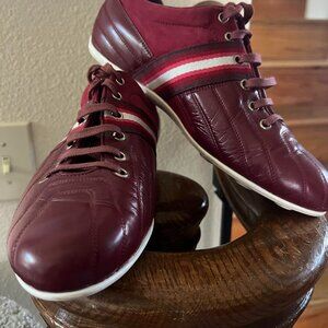 Gucci RED 170576 Men’s Low Top Sneakers Shoes Size US8 / UK7.5